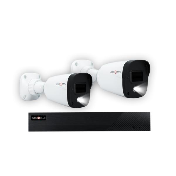 2 كاميرا خارجيه 2 ميجا ip + جهاز تسجيل 4 قنوات POE (ZTNX-EG4CH4k-POE-V2 + ZTIPB-EG2M-DLE)