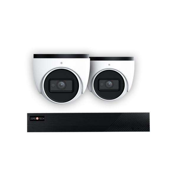 2كاميرا داخلية 5 ميجا ip + جهاز تسجيل 4 قنوات POE  ( ZTIPD-EG5M + ZTNX-EG4CH4k-POE-V2)