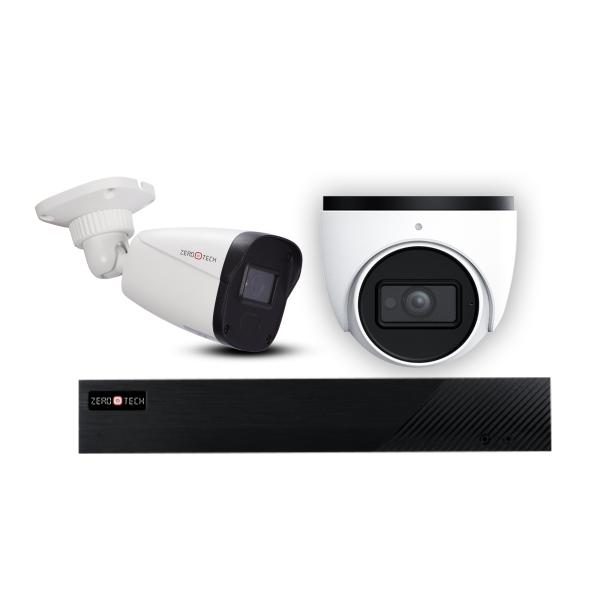 2كاميرا 5 ميجا ip + جهاز تسجيل 4 قنوات POE  (ZTIPD-EG5M + ZTIPB-EG5M + ZTNX-EG4CH4k-POE-V2)