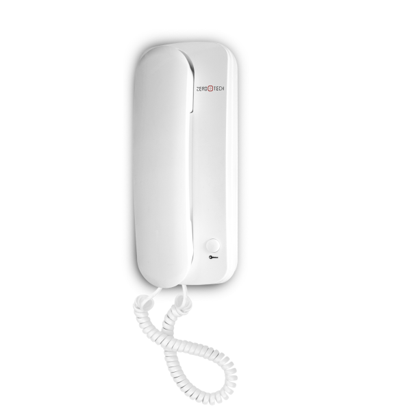 Audio intercom for villas and residential buildings up to 16 apartments – includes a 16-line outdoor unit + 9 indoor handsets (up to 7 additional handsets can be added to the same system).