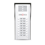 Audio intercom for villas and residential buildings up to 16 apartments – includes a 16-line outdoor unit + 9 indoor handsets (up to 7 additional handsets can be added to the same system).