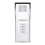 Audio intercom for villas and buildings up to 4 apartments Includes an external unit with 4 lines + 2 handsets (Up to 2 additional handsets can be added to the same system)