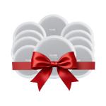 عدد 10 سماعه سقف 3 بوصة بقدرة 6 وات  شكل ديكوري صوت نقي جدا تعمل على جميع أنواع الامبيلفير ( ZTPA-6W3C )