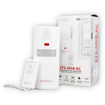 نظام انذار ضد السرقة يتم تركيبه على الباب او الشباك مزود بسرينه يعمل بالبطاريه ويدعم التحكم wifi و الموبايل ابلكيشن او ريموت كنترول (ZTS-SPIR-RC)