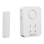 نظام انذار ضد السرقة يتم تركيبه على الباب او الشباك مزود بسرينه  يعمل بالبطاريه ويدعم التحكم wifi و الموبايل ابلكيشن او منوال (ZTS-SWD-KP)