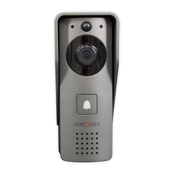جرس باب ذكي فيديو يعمل WIFI يدعم البطارية و الادابتور و الموبايل ابليكشن لمكالمة الضيف صوت وصورة وامكانية فتح الباب عن بعد (ZTS-VDP-2C)