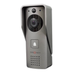 جرس باب ذكي فيديو يعمل WIFI يدعم البطارية و الادابتور و الموبايل ابليكشن لمكالمة الضيف صوت وصورة وامكانية فتح الباب عن بعد (ZTS-VDP-2C)