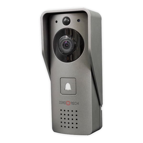 جرس باب ذكي فيديو يعمل WIFI يدعم البطارية و الادابتور و الموبايل ابليكشن لمكالمة الضيف صوت وصورة وامكانية فتح الباب عن بعد (ZTS-VDP-2C)