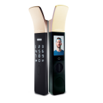 سمارت لوك مزود ببطارية داخلية قابلة للشحن - يعمل ببصمة الوجه وبصمة الاصابع و الكارت والباسورد و الموبايل ابليكشن - يعمل على جميع الابواب الخشب والمعندن - شكل ديكوري - يسع الى 250 مستخدم