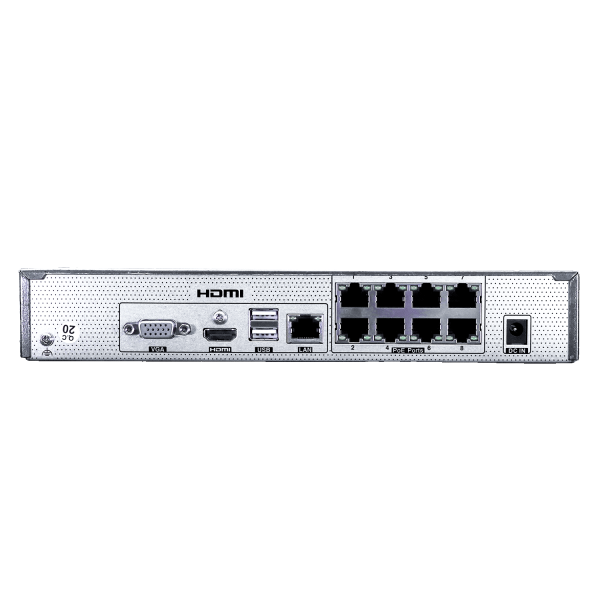NVR POE 8 CHANNEL 4K (ZTNX-EG8CH4k-POE-V2)