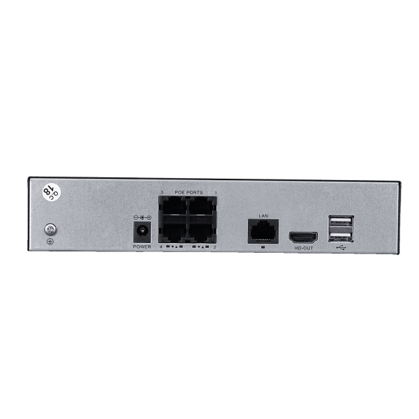 NVR POE 4 CHANNEL 4K  (ZTN-L4CH4K-POE)