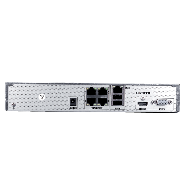 NVR POE 4 CHANNEL 4K (ZTNX-EG4CH4k-POE-V2)