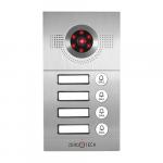 External intercom unit, 4 lines