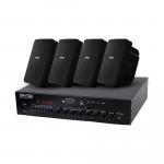 امبلفاير 120 وات  6 زون + 4 سماعه حائطى 20 وات( ZTPA-120W6Z+ZTPA-20WWS-M)