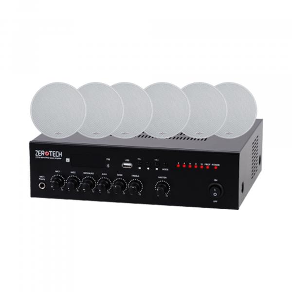امبلفاير 60  وات برو  +6سماعه سقف 10 وات(ZTPA-60W-PRO+ZTPA-10WCBass)